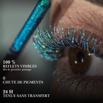 Topper à Cils Irisé — Reflets Multichromes
