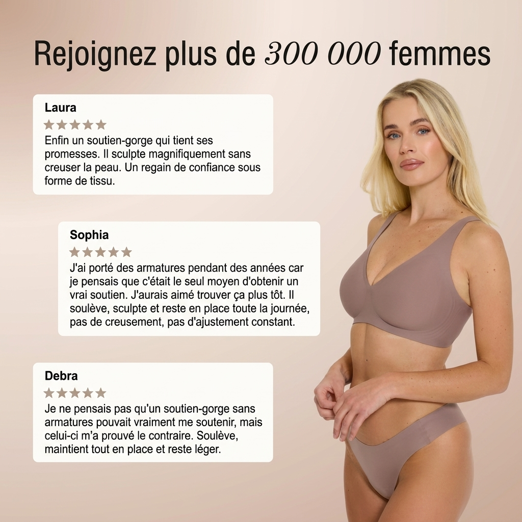 Soutien-Gorge Jelly Sans Armature — Décolleté Plongeant